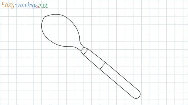 Spoon grid line drawing