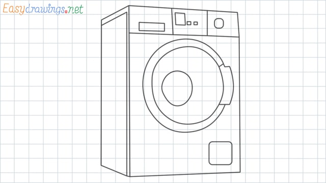 Washing machine grid line drawing