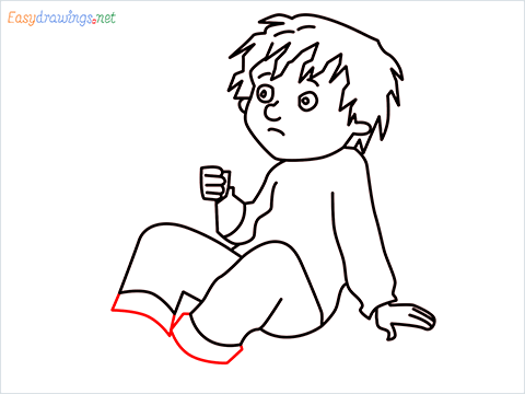 how to draw Horrid Henry step (11)