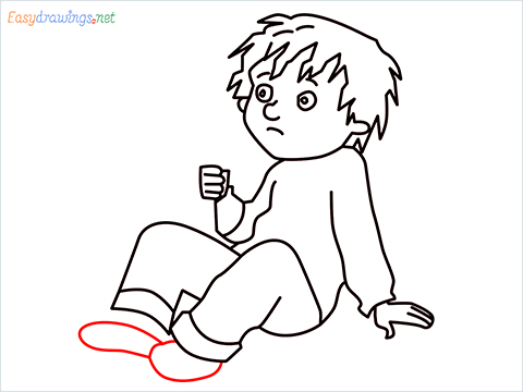 how to draw Horrid Henry step (12)