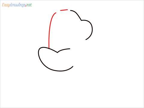 how to draw Ice Bear step (3)