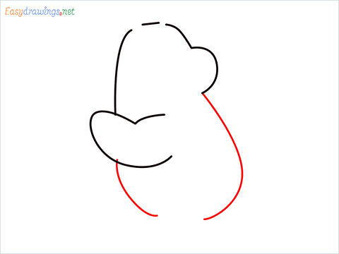 how to draw Ice Bear step (4)