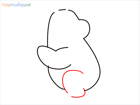 how to draw Ice Bear step (5)
