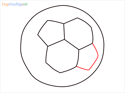 how to draw a football step (5)