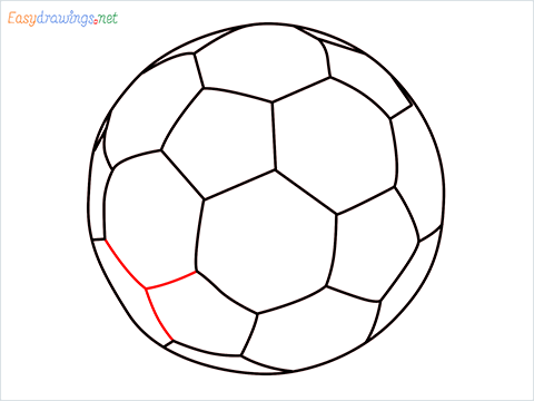 how to draw a football step (8)