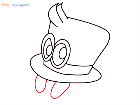 how to draw cappy ghost step (7)