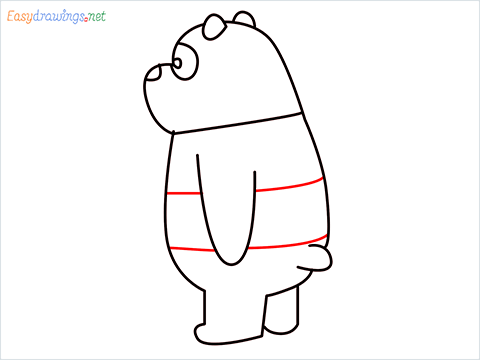 how to draw panda bear step (7)