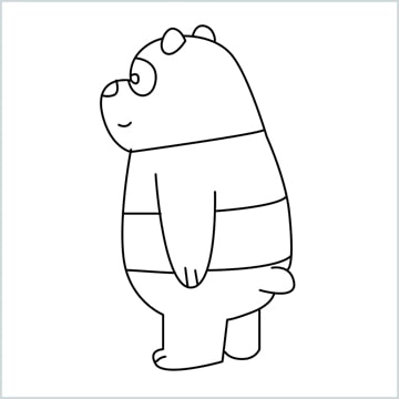 panda bear coloring page
