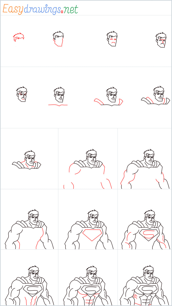 Superman drawing Overview