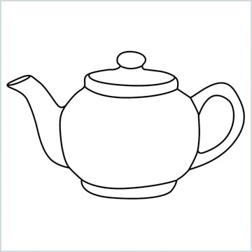 How To Draw A Teapot Step by Step - [8 Easy Phase]