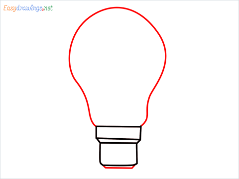 how to draw a bulb step (4)