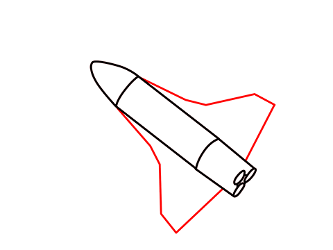how to draw a easy rocket step (4)