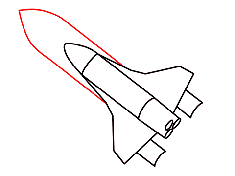 how to draw a easy rocket step (6)