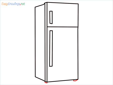 how to draw a fridge step (5)
