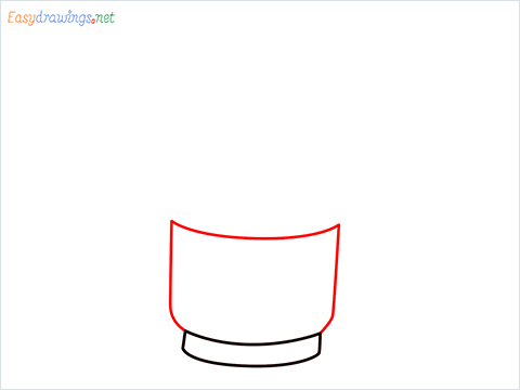 how to draw a gas cylinder step (2)