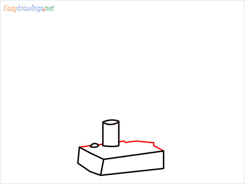 how to draw a microscope step (3)