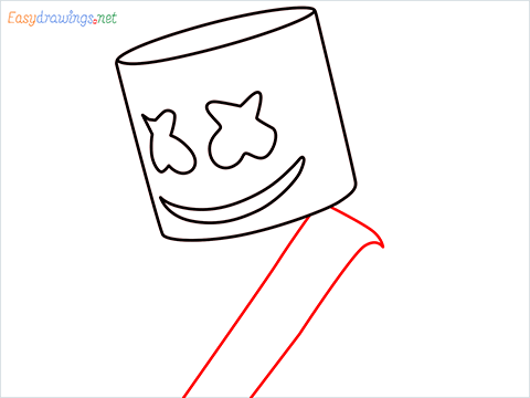 how to draw marshmallow step (5)