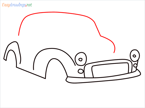 how to draw morris minor step (6)