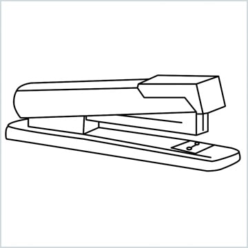 stapler coloring page