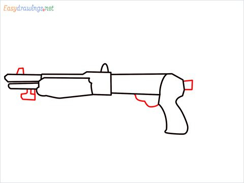 How to draw Gallo sa12 loadout warzone step (5)