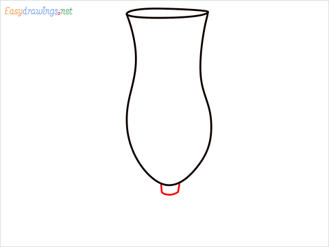 How to draw Hurricane glass step (3)