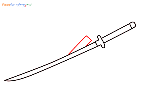 How to draw KATANA step (4)