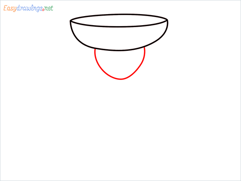 How to draw Margarita glass step (3)