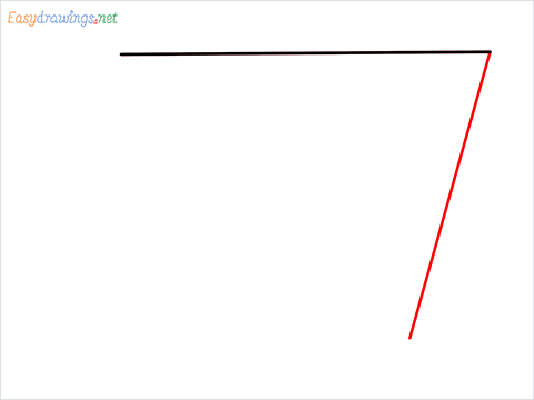 How to draw Parallelogram shape step (2)