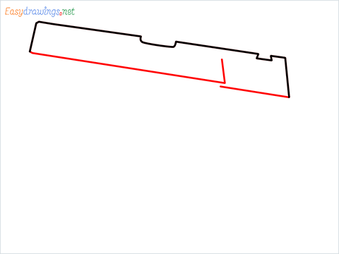 How to draw USP Gun step (2)