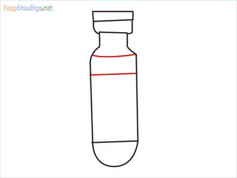 How to draw Vaccine step (6)