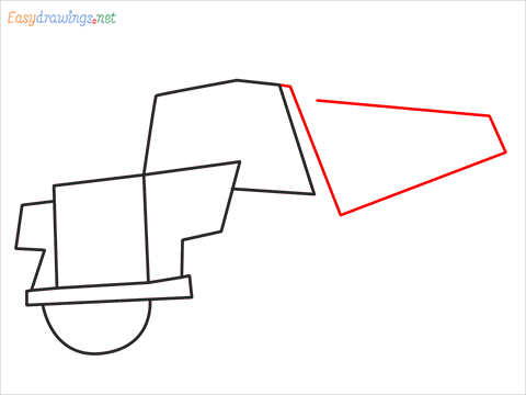How to draw a Dump truck step (5)