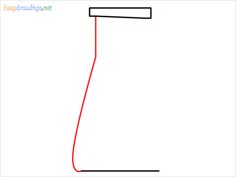How to draw a Gas jar step (3)