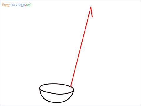 How to draw a Ladle step (3)
