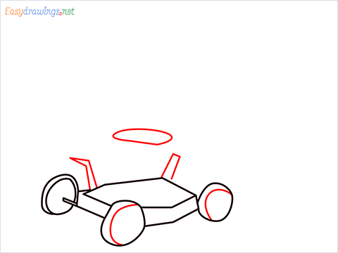 How to draw a Lawn Mower step (5)