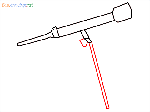 How to draw a Telescope step (5)