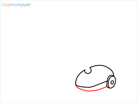 How to draw a Vacuum cleaner step (4)