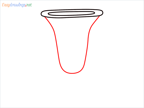 How to draw an ice cream cup step (3)