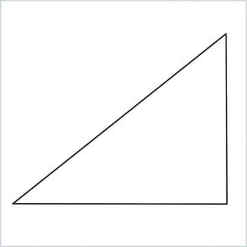 draw Right triangle Shape