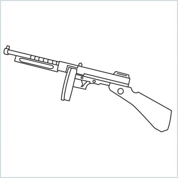 draw THOMPSON Gun