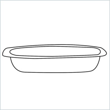 How To Draw A Casserole Dish Step by Step - [3 Easy Phase]