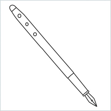 draw a Fountain pen
