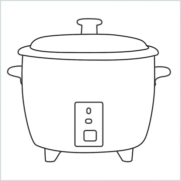 draw a Rice cooker