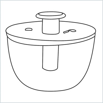 draw a Salad spinner