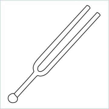 draw a Tuning fork