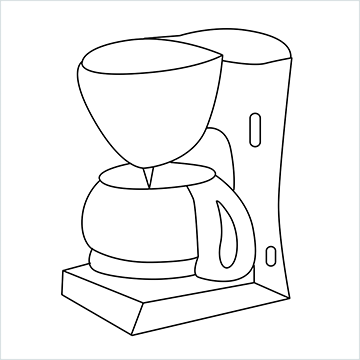 Coffee maker drawing