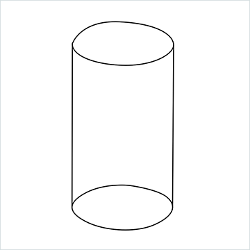 Cylinder shape drawing