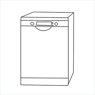 Dishwasher drawing