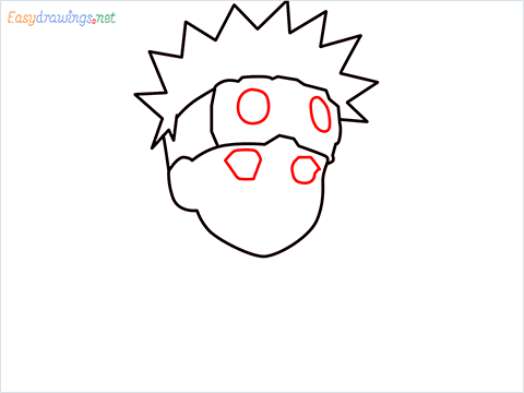How to draw Naruto step (5)