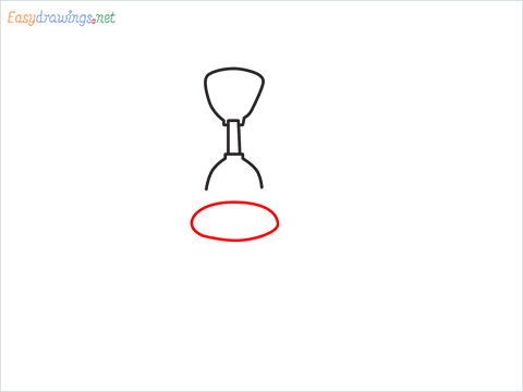 How to draw a Ceiling fan step (4)