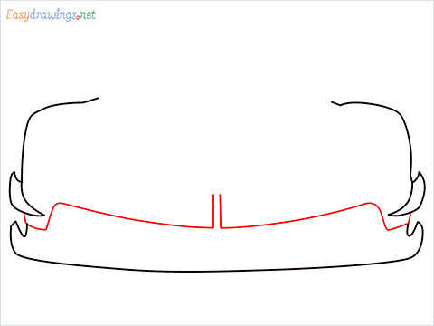 How to draw a sports car Koenigsegg Jesko step (3)